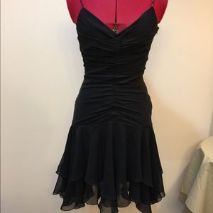 Silk Black Formal Dress